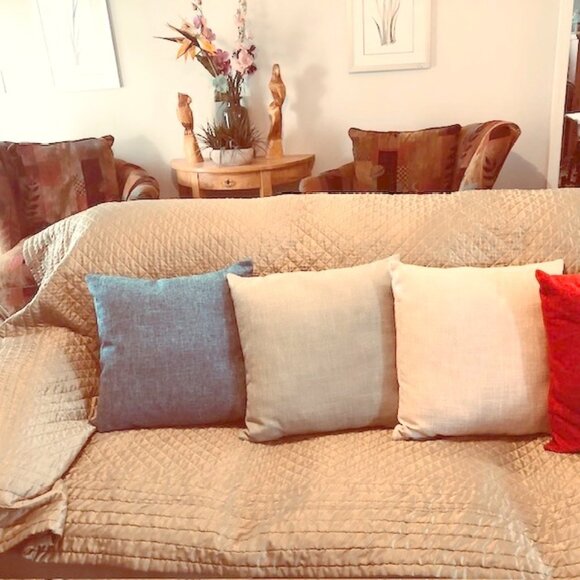 Vintage Peking Handicraft Sage Quilt Spread - Picture 3 of 6